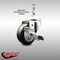 Service Caster 3 Inch 316SS Black Polyurethane Swivel 10mm Threaded Stem Caster with Brake SCC-SS316TS20S314-PPUB-BLK-TLB-M1015 - alternate 4